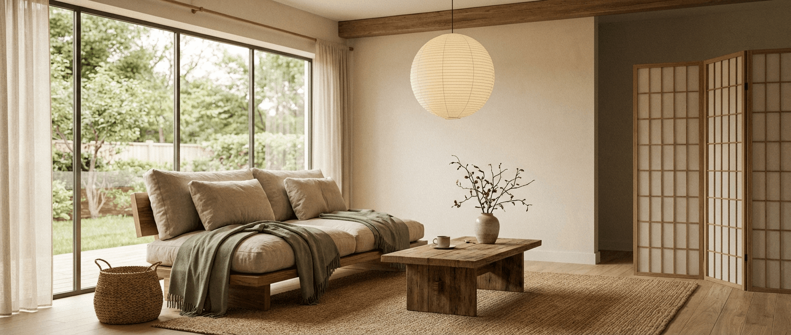 Styl japandi: praktyczny przewodnik po harmonijnym wnętrzu (bez zbędnej surowości)