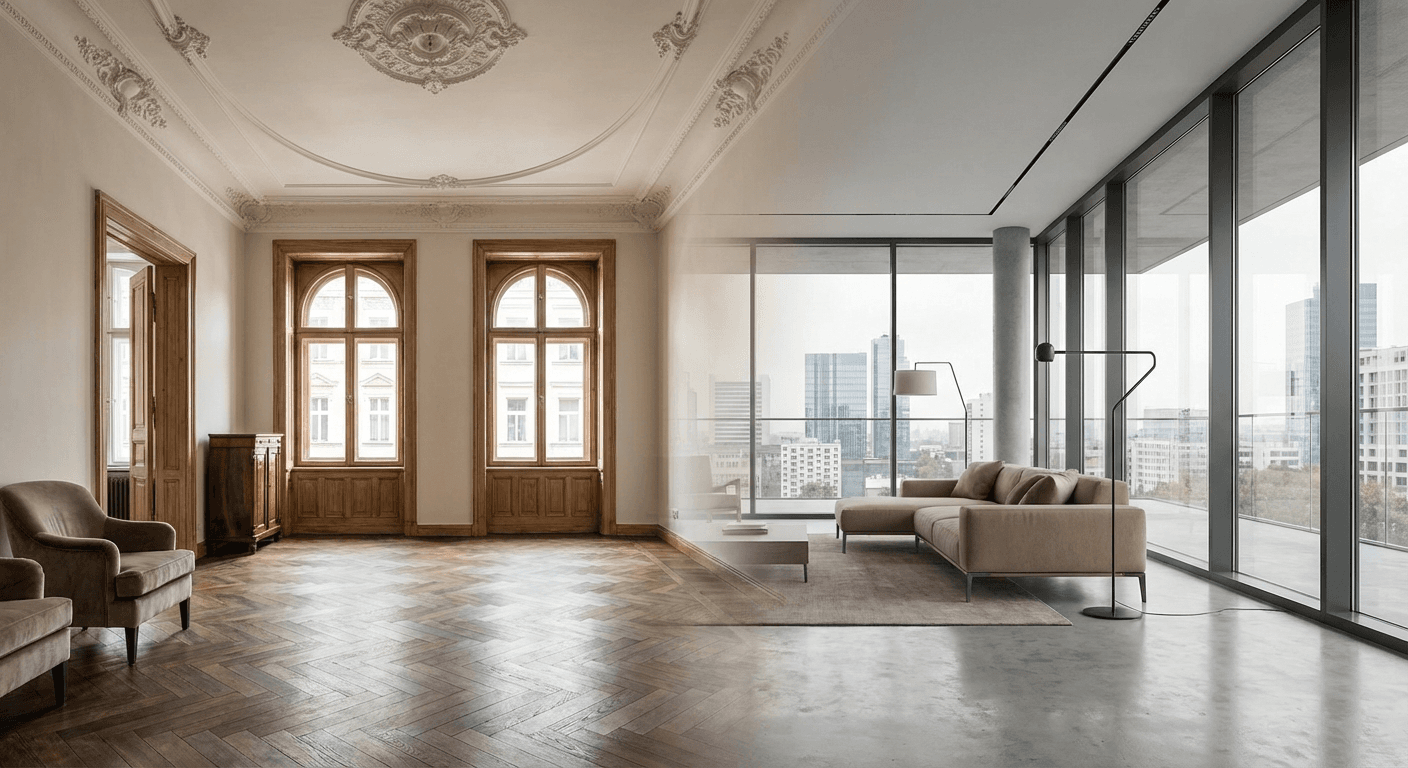 10 różnic między kamienicą premium a apartamentowcem (i co to zmienia w projekcie wnętrza)