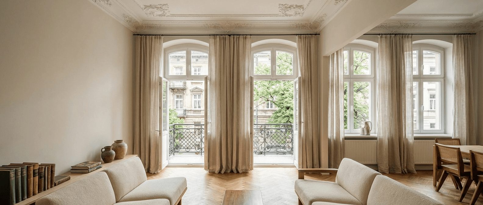 Projektowanie wnętrz w warszawskich kamienicach: wyzwania, formalności i sprawdzone rozwiązania